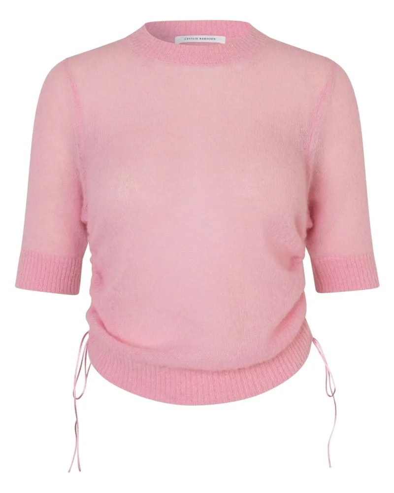 Cecilie Bahnsen Videl Pullover mit Kordelzug Rosa