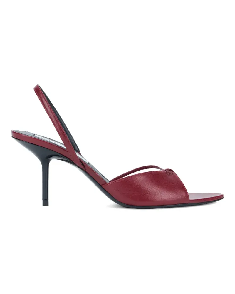 Victoria Beckham slingback leather sandals - Rot Rot