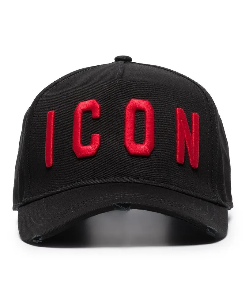 Dsquared2 Icon' Baseballkappe - Schwarz Schwarz
