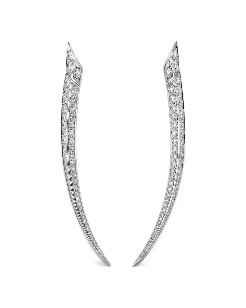 Shaun Leane Sabre diamond earrings - Silber Silber