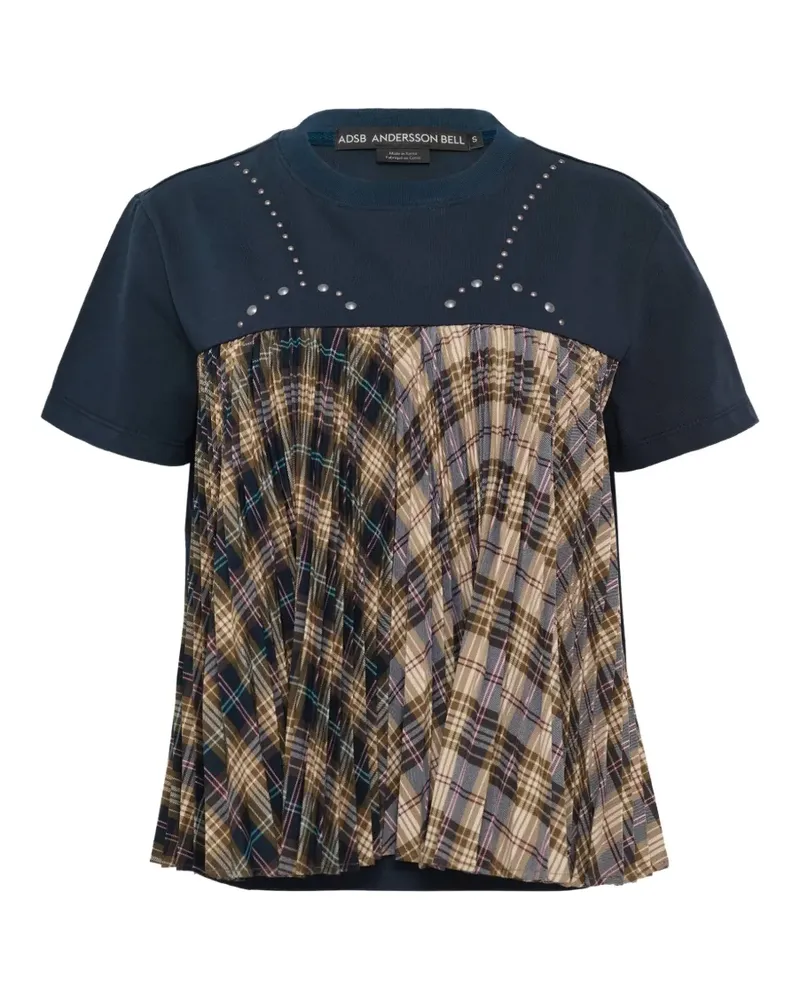 Andersson Bell T-Shirt mit Nieten - Blau Blau