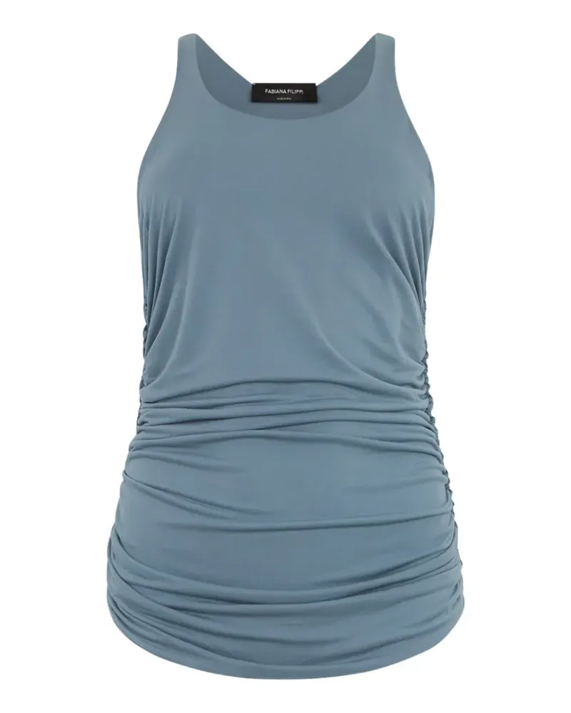 Fabiana Filippi draped strap top - Blau Blau