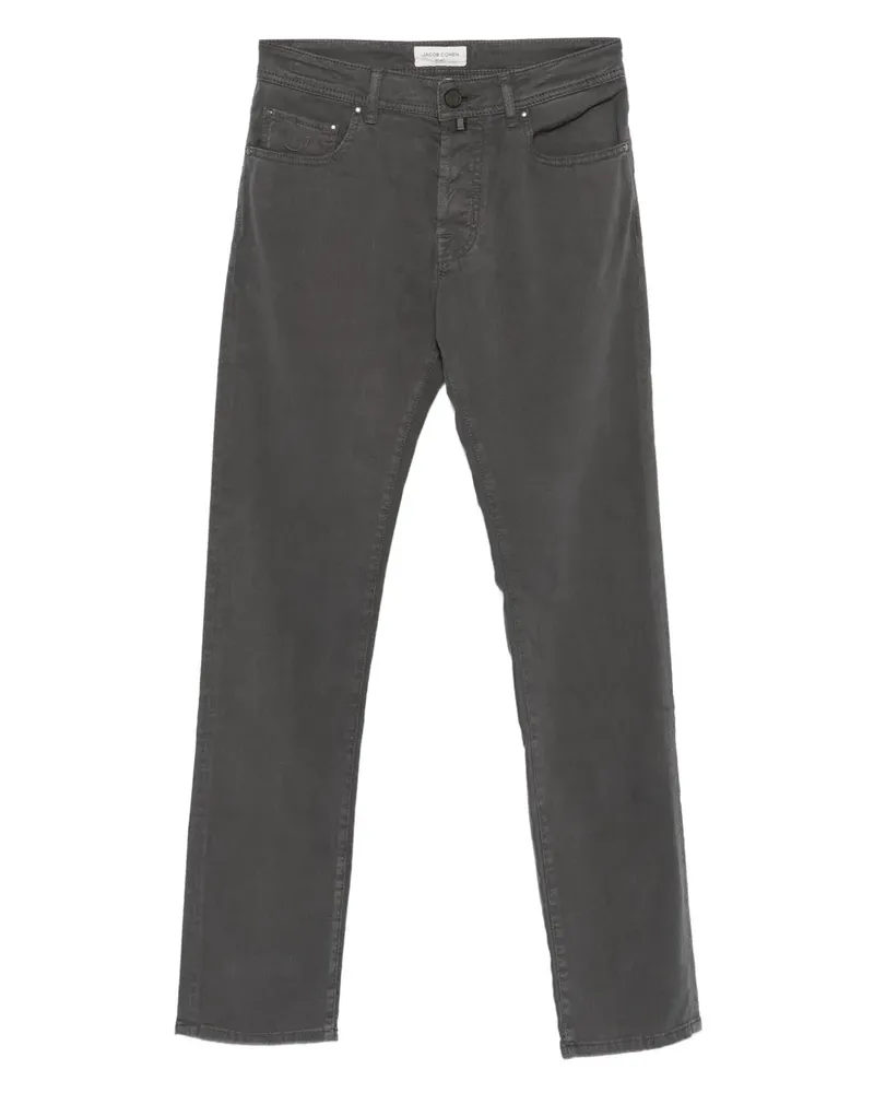 Jacob Cohën Hose im Five-Pocket-Design - Grau Grau