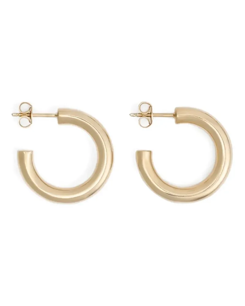 Christophe Lemaire Klassische Creolen - Gold Gold