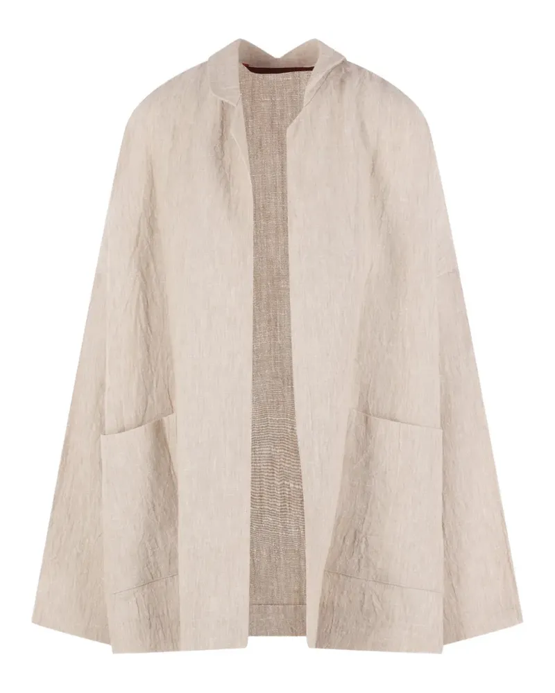 Daniela Gregis patch-pocket linen jacket - Nude Nude