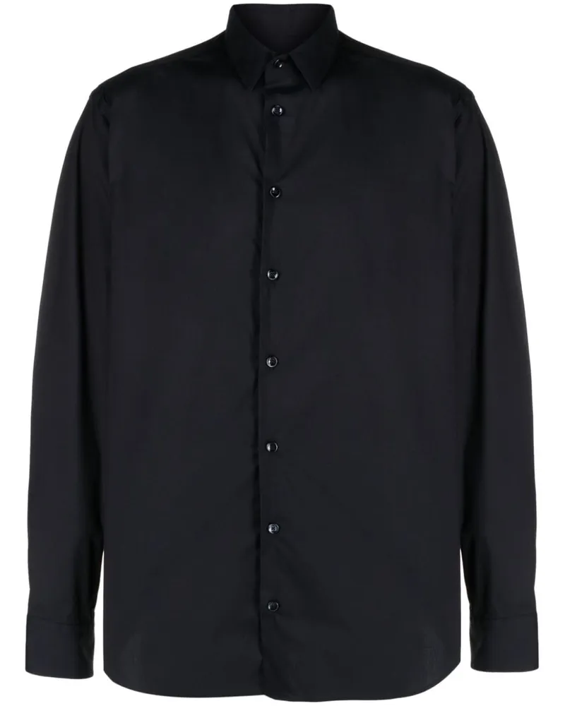 Giorgio Armani Langärmeliges Hemd - Blau Blau