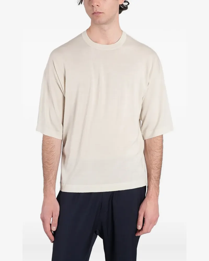 BARENA crew-neck short-sleeve T-shirt - Nude Nude