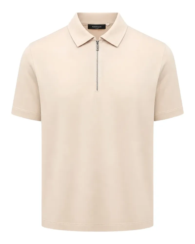 Tombolini Poloshirt mit Reißverschluss - Nude Nude