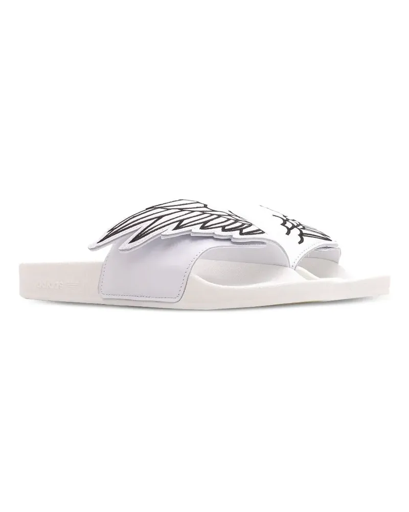 adidas Adilette "Jeremy Scott Wings White" Pantoletten - Weiß Weiß
