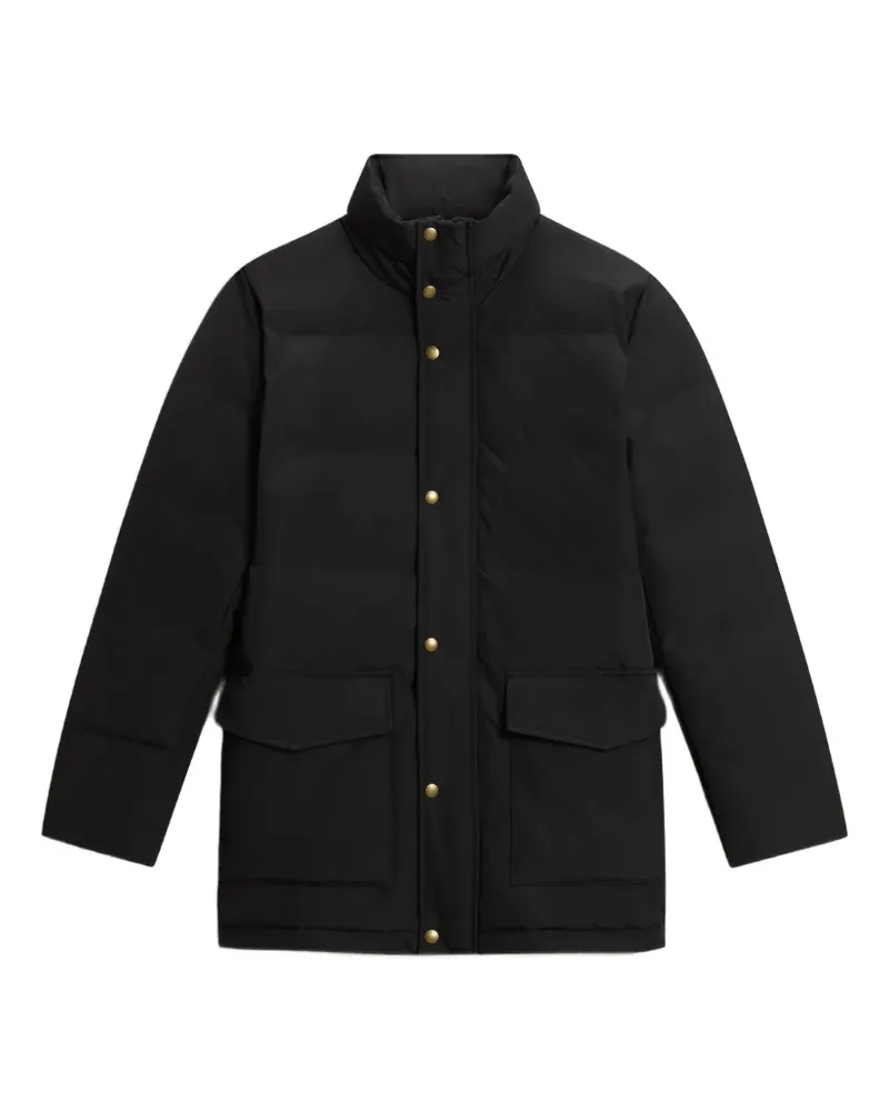 Woolrich Gesteppte Ramar Cloth Jacke - Schwarz Schwarz