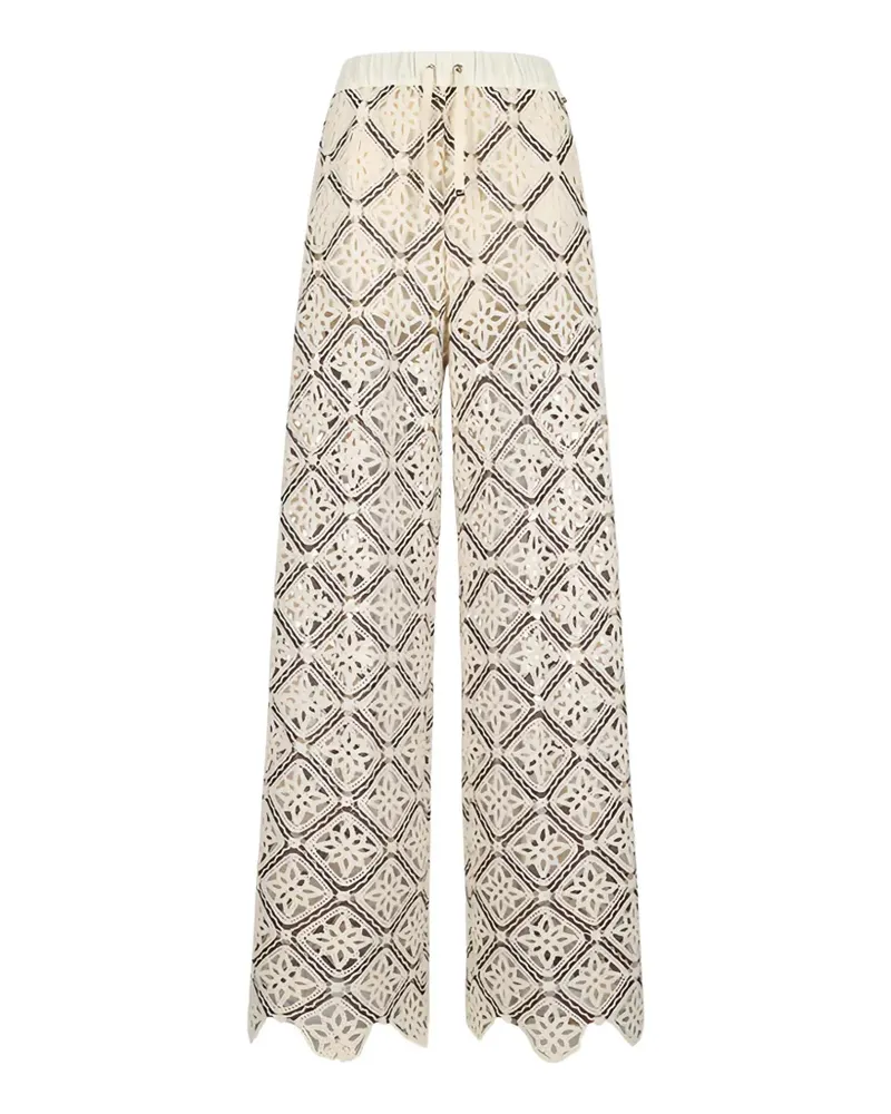 Herno crochet trousers - Nude Nude