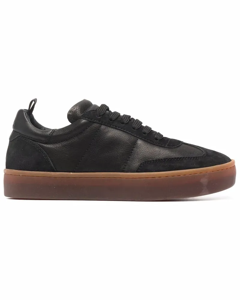 Officine Creative Italia Sneakers aus Leder - Schwarz Schwarz