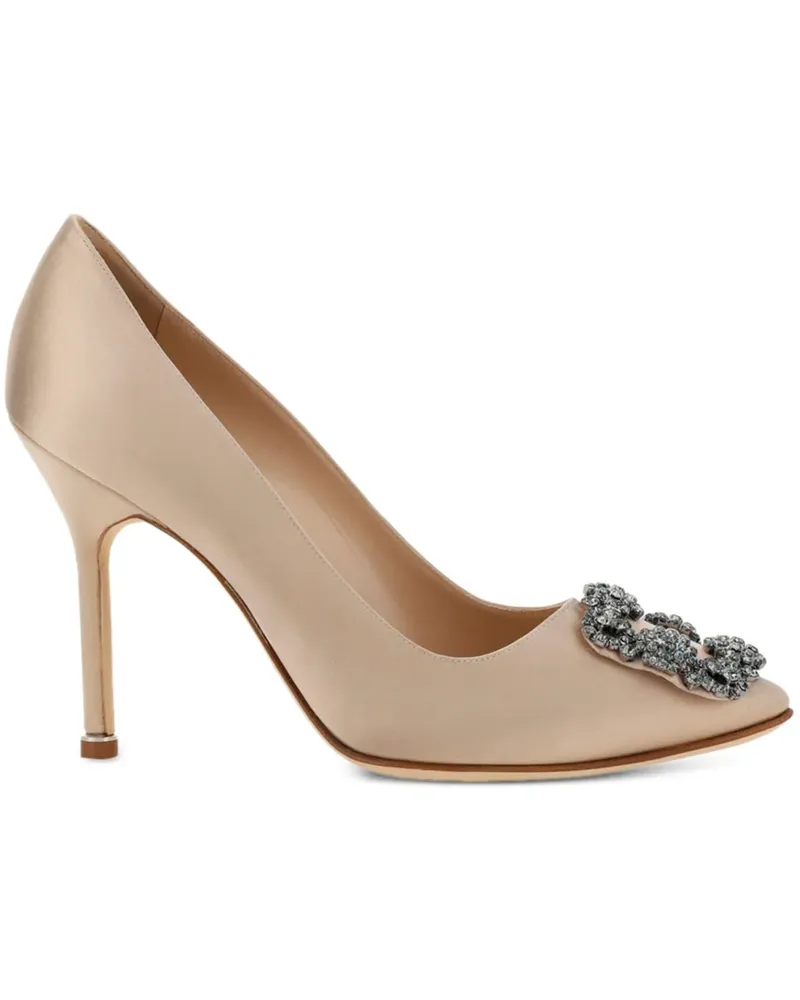 Manolo Blahnik Hangisi pumps - Nude Nude