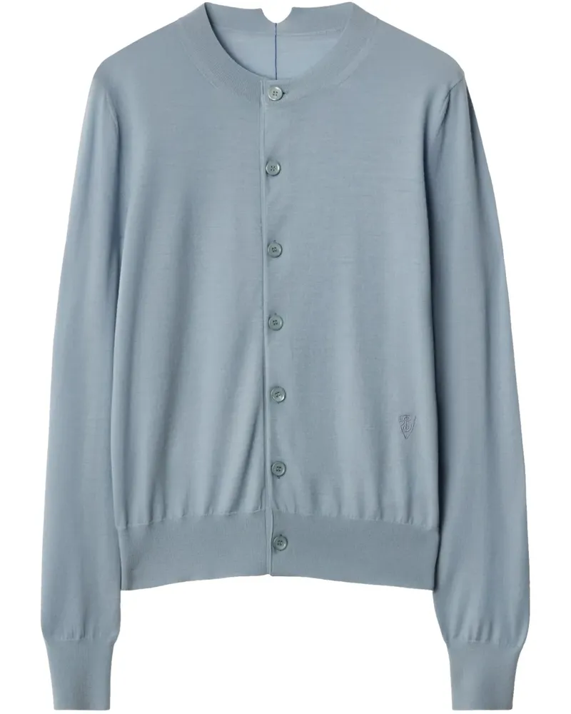Burberry Cardigan aus Wolle - Blau Blau