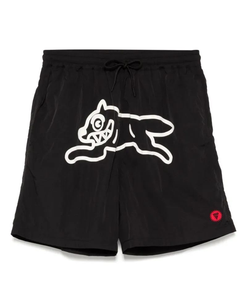 ICECREAM Badeshorts mit Logo-Print - Schwarz Schwarz