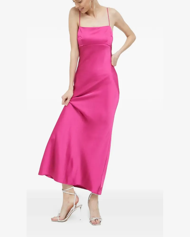 Abercrombie & Fitch strap open-back maxi dress - Rosa Rosa