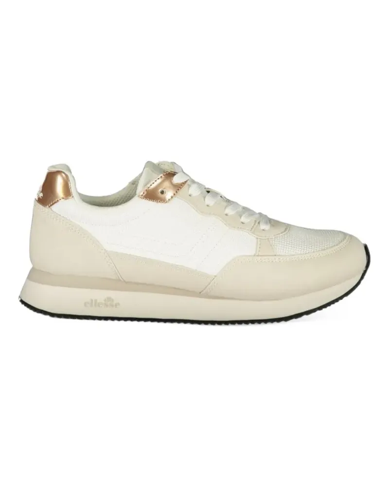 Ellesse panelled metallic-detail sneakers - Weiß Weiß