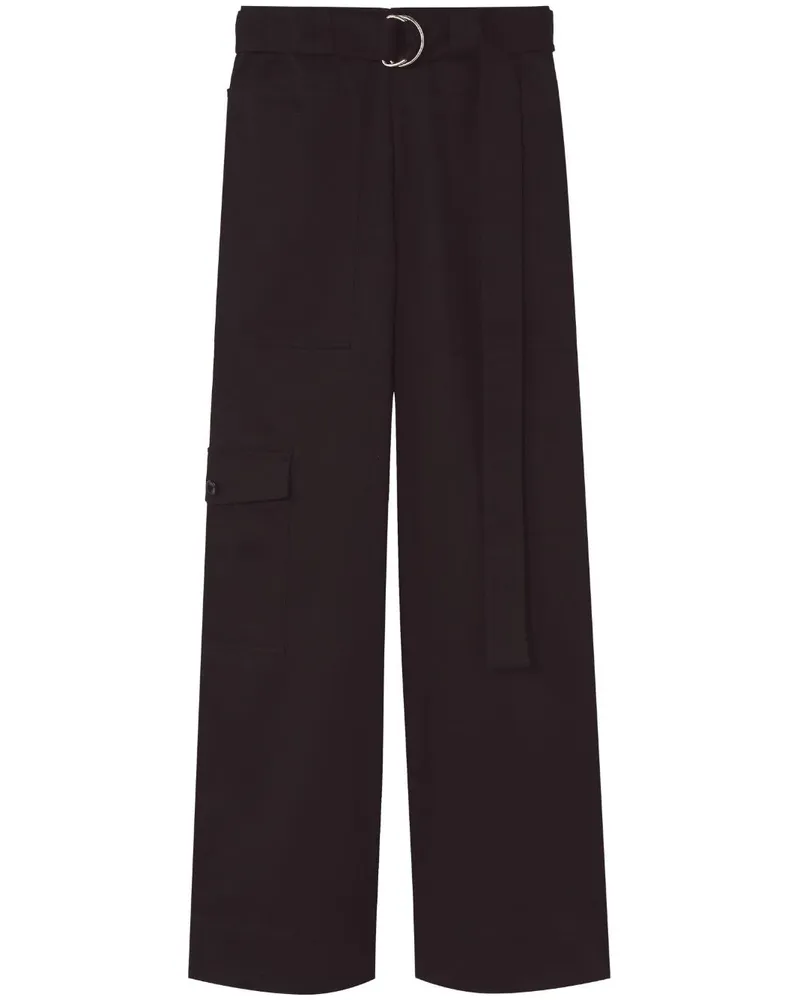 Proenza Schouler Cargohose Schwarz