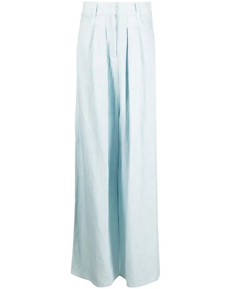 KRIZIA Hose mit hohem Bund - Blau Blau