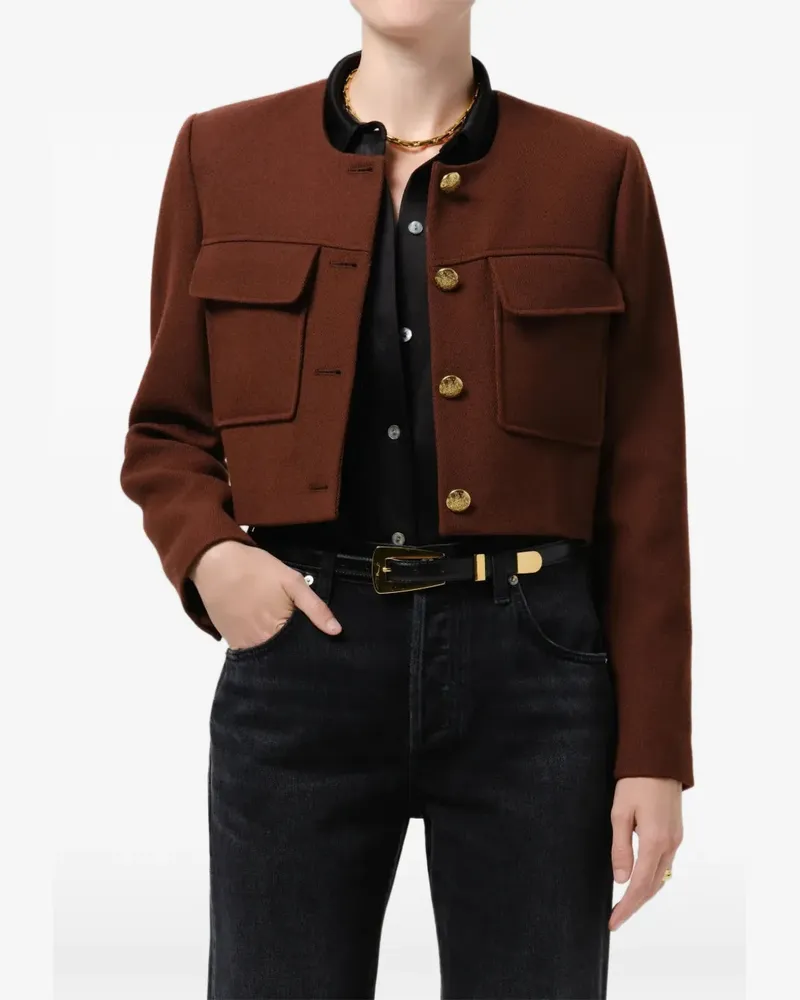 Citizens of humanity Sophia cropped jacket - Braun Braun