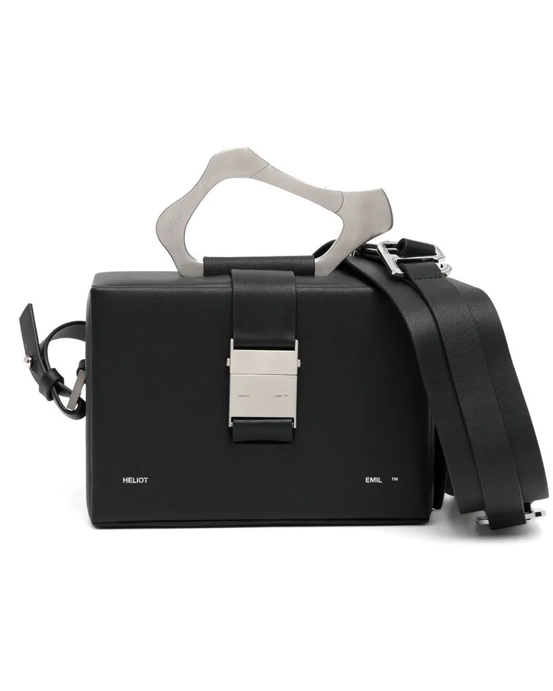 Heliot Emil Kastige Schultertasche - Schwarz Schwarz