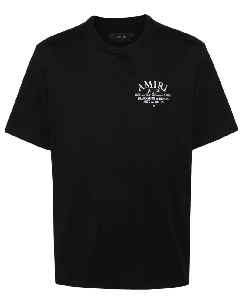 Amiri T-Shirt mit Logo-Print - Schwarz Schwarz