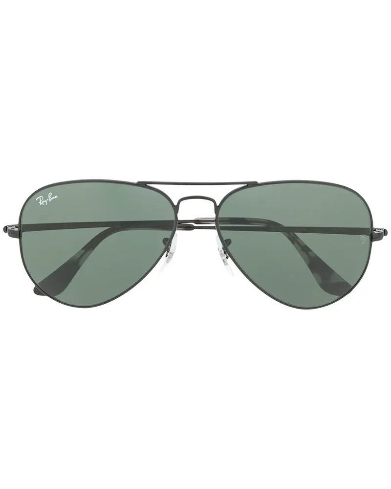 Ray Ban Klassische Pilotenbrille - Schwarz Schwarz