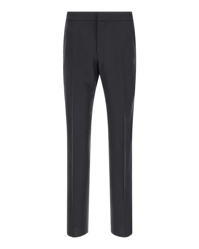 Ermenegildo Zegna drawstring-waist linen trousers - Grau Grau