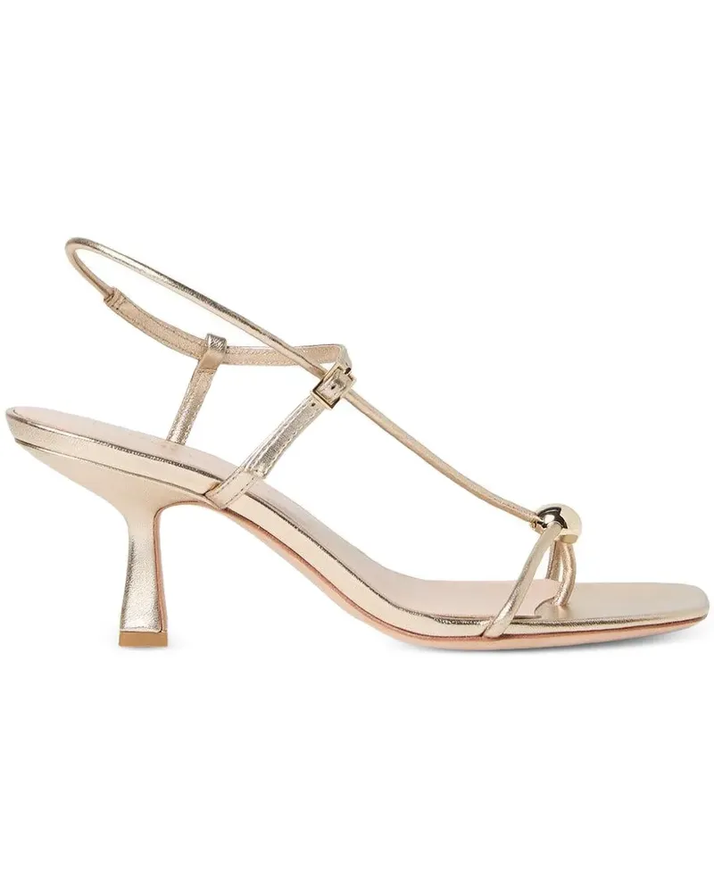 Loeffler Randall 70mm Triana ball-heel sandals - Gold Gold