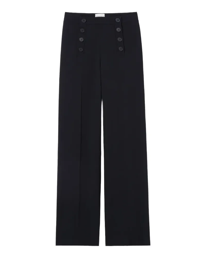 Claudie Pierlot button straight trousers - Blau Blau