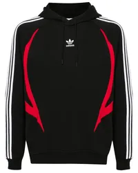 adidas Archive Hoodie mit 3 Streifen Schwarz