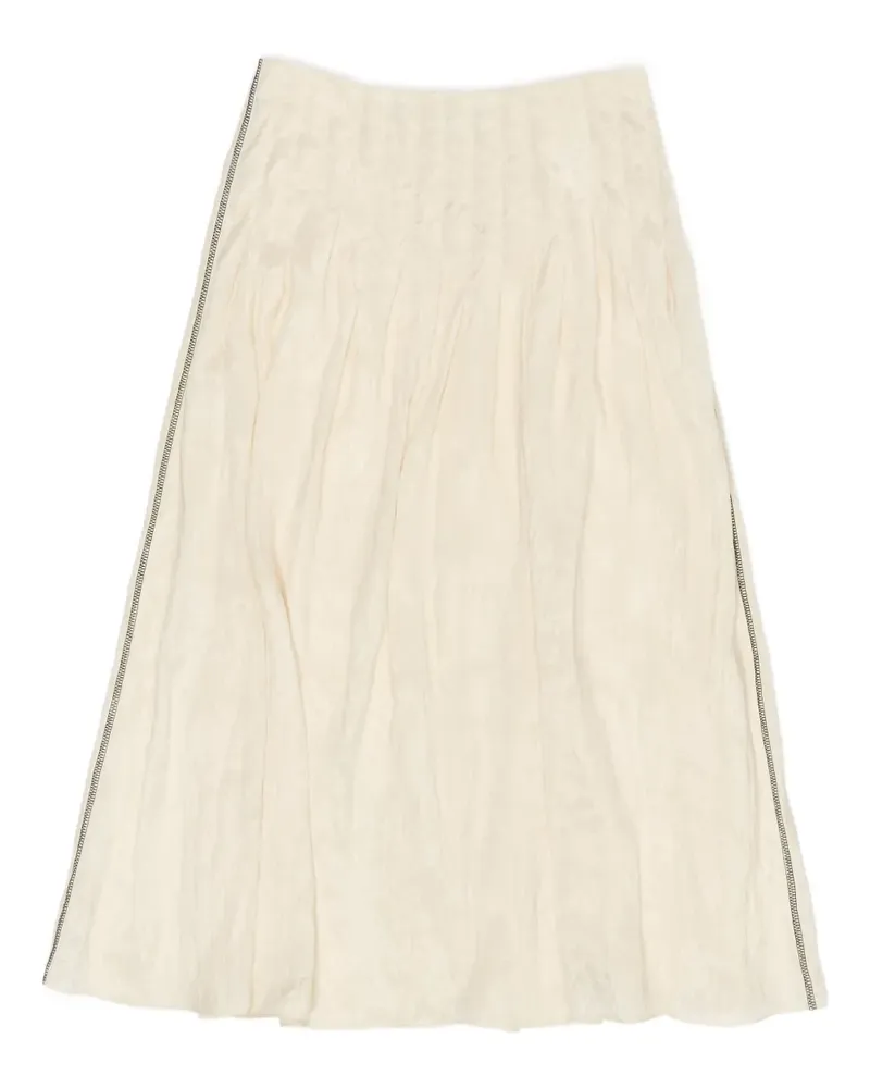 BIMBA Y LOLA pleated side-seam skirt - Nude Nude