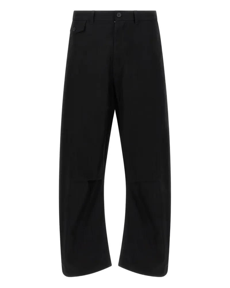 Comme des Garçons Hose mit verstellbarem Riemen - Schwarz Schwarz