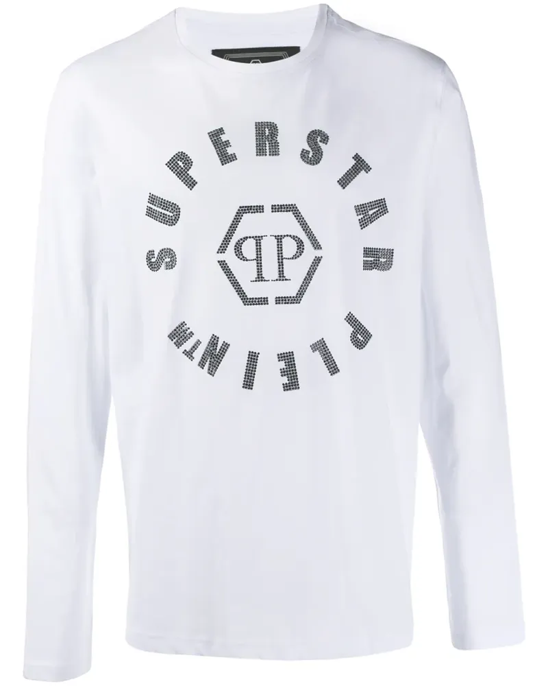 Philipp Plein T-Shirt mit Logo-Print - Weiß Weiß
