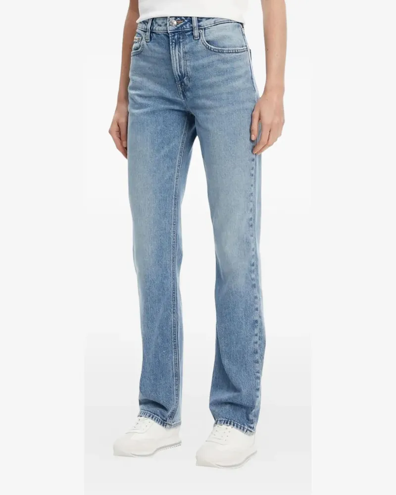 Calvin Klein logo-patch jeans - Blau Blau