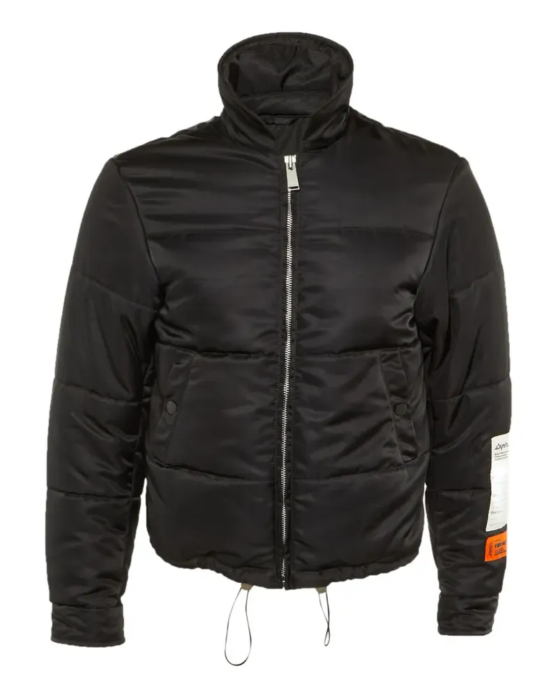 Heron Preston Gefütterte Jacke mit Stehkragen - Schwarz Schwarz