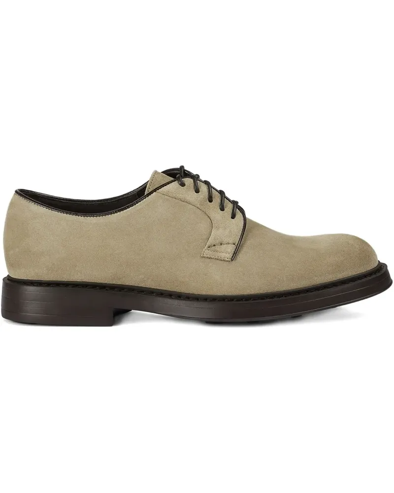 Doucal´s Derby-Schuhe aus Wildleder - Nude Nude