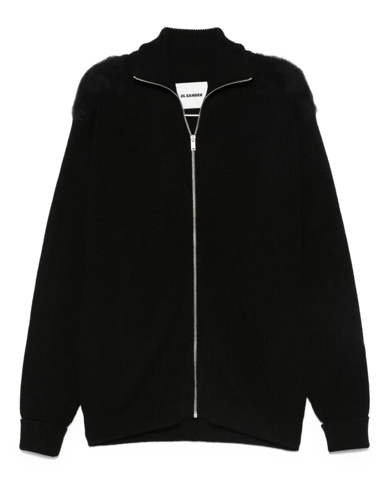Jil Sander Cardigan mit Reißverschluss - Schwarz Schwarz