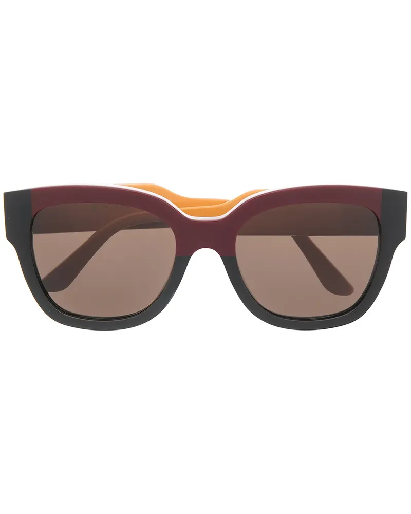 Marni Sonnenbrille mit quadratischem Gestell - Gelb Gelb