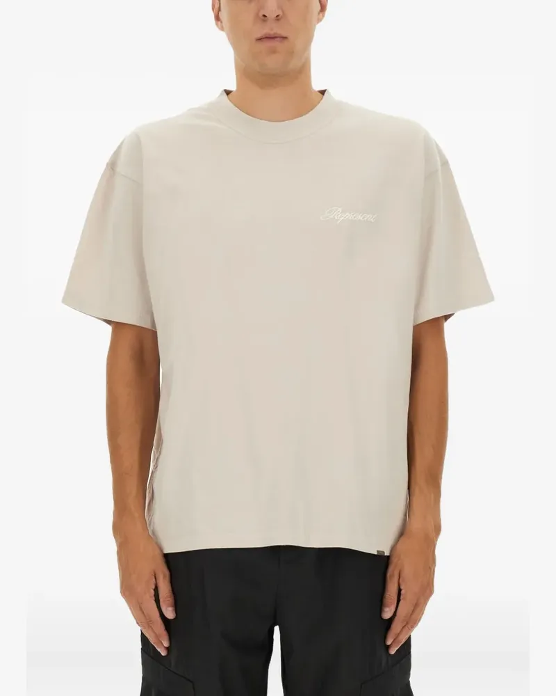 REPRESENT cotton T-shirt - Grau Grau