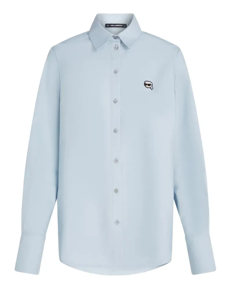 Karl Lagerfeld Ikon Oxford-Hemd - Blau Blau