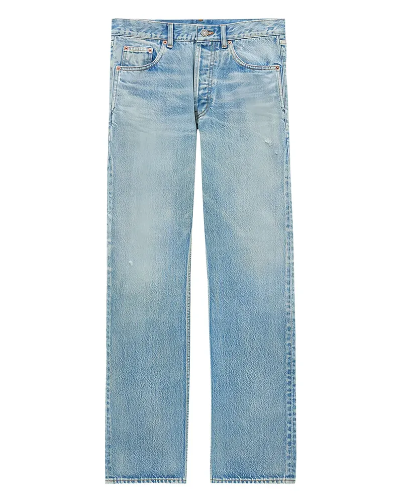 Saint Laurent Jeans im Distressed-Look - Blau Blau