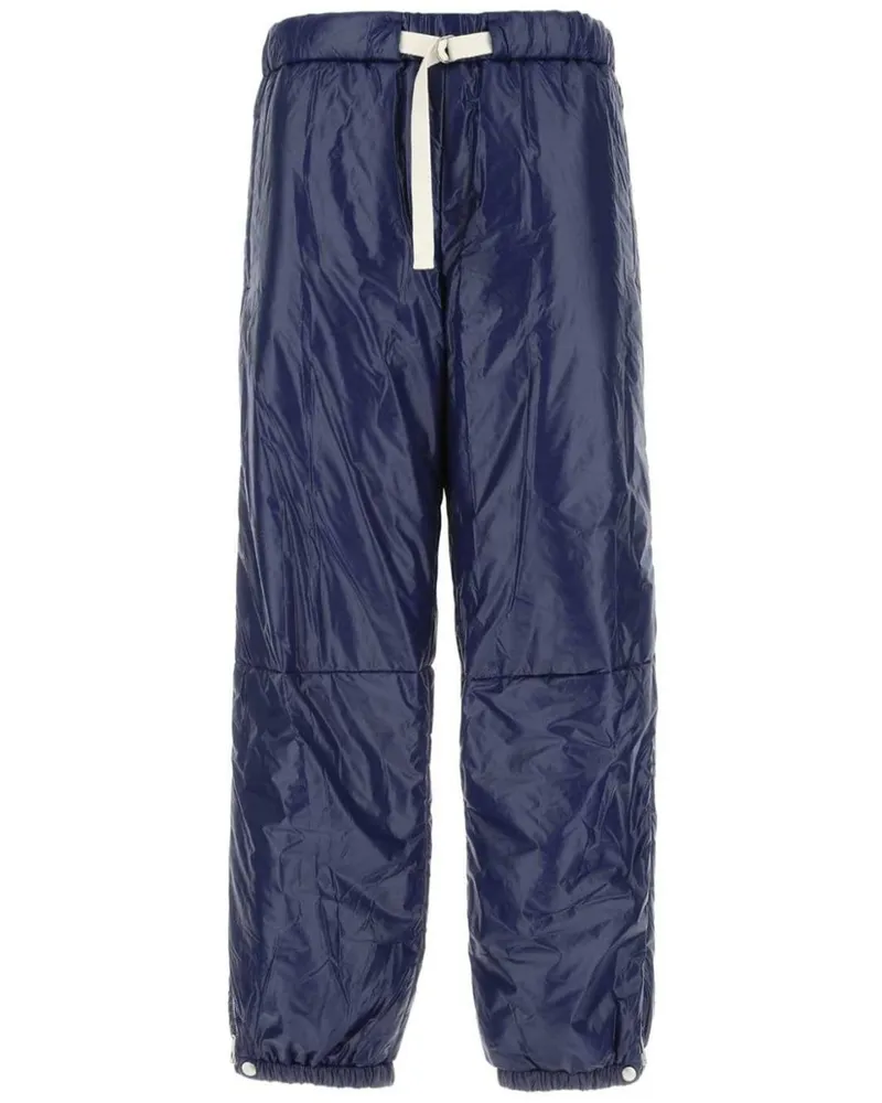 Jil Sander Jogginghose mit Kordelzug Blau