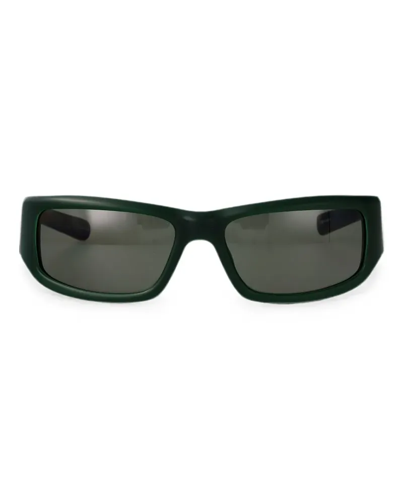 Jacquemus Aero rectangle-frame sunglasses - Grün Grün