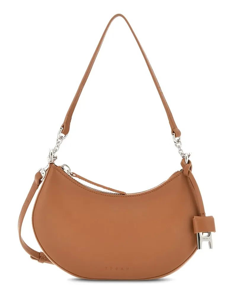 Hogan Tracollina Schultertasche - Braun Braun