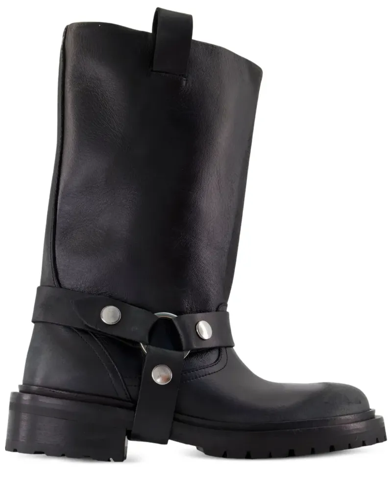 Golden Goose Kurt Stiefel mit Schnallenriemen - Schwarz Schwarz