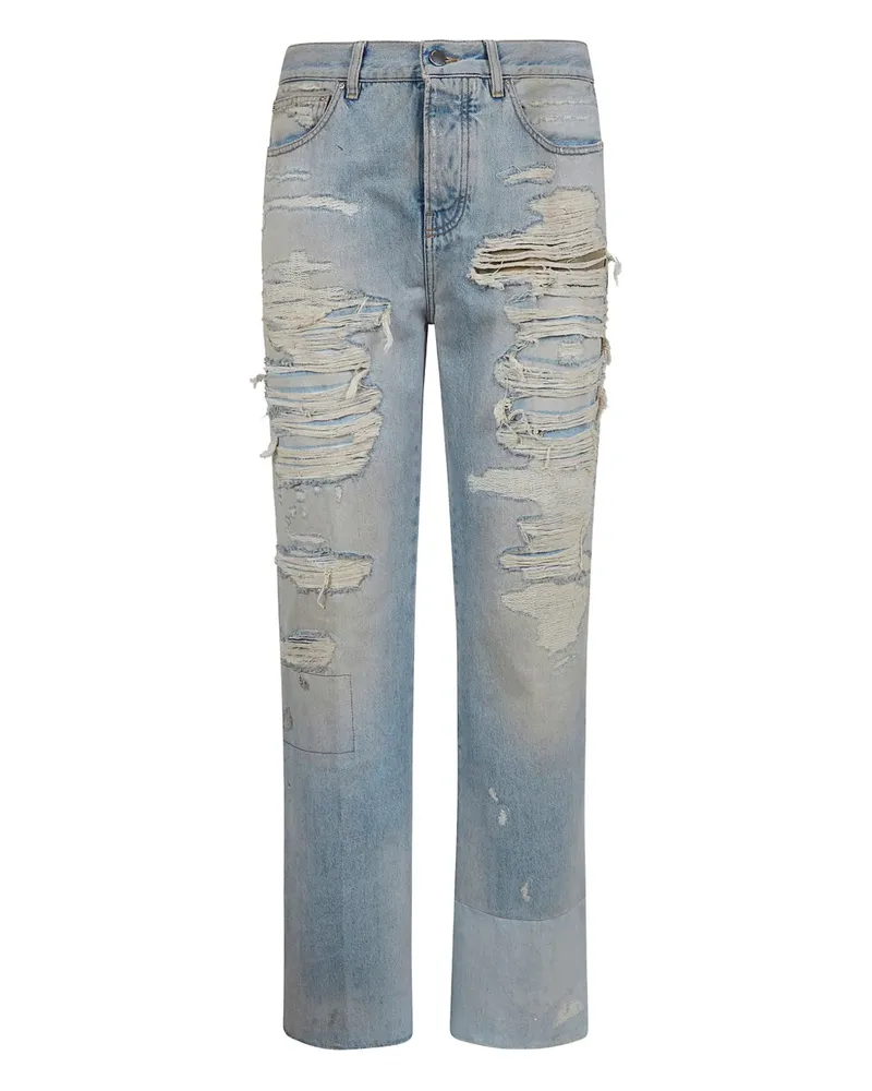 Amiri distressed-effect denim jeans - Blau Blau