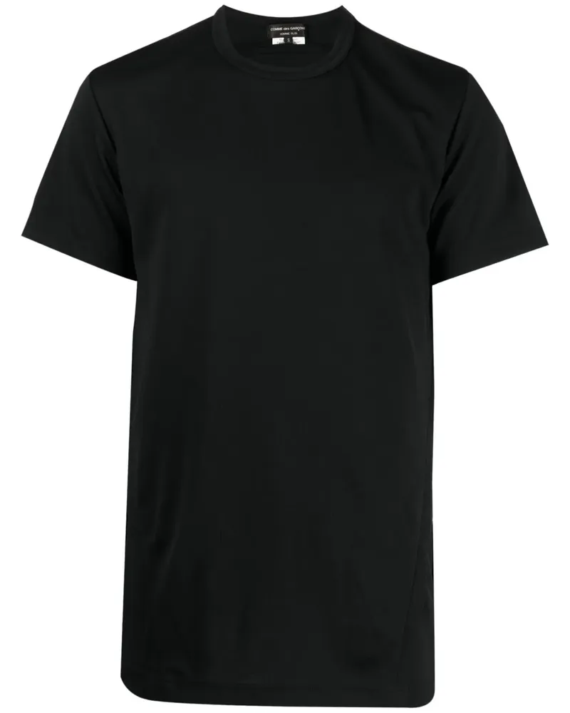 Comme des Garçons T-Shirt mit Einsätzen - Schwarz Schwarz