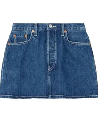 RE/DONE Jeans-Minirock im 90s-Style Blau