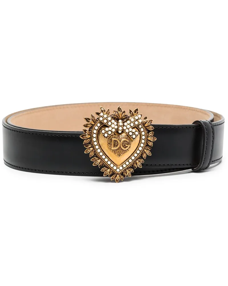 Dolce & Gabbana Devotion' Gürtel - Schwarz Schwarz